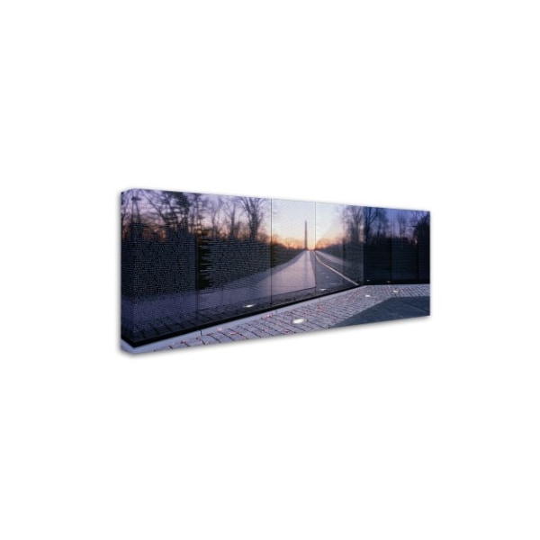 Gregory O'Hanlon 'The Wall Vietnam Veterans Memorial' Canvas Art,20x47